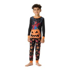     Marvel Spider-Man Kids Halloween 2-Piece PJ Set   Size 10    