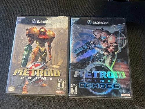Metroid Prime & Metroid Prime 2 Echoes Nintendo GameCube - Tested