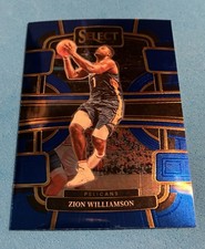 2023-24 Panini Select - Zion Williamson #36 Blue - Toploader - Free Shipping