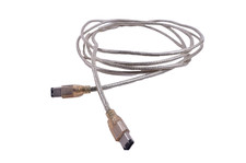 FireWire Cable 6-Pin to 6-Pin 10ft Gold