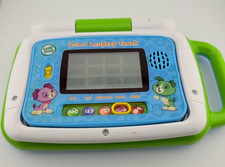 LeapFrog 2-in-1 LeapTop Touch Laptop Kids Learning Toy Tested Works Green/Whit