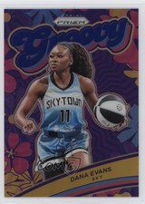 2024 Panini Prizm WNBA Groovy Blue Prizm 28/49 Dana Evans #8 s3g