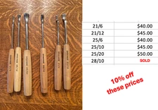 Pfeil Back-bent Carving Gouges