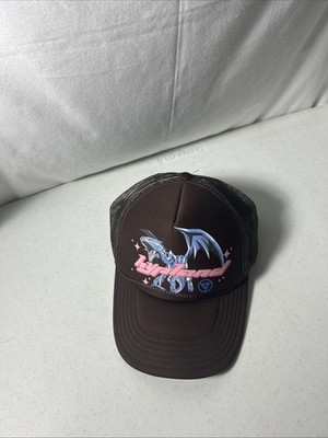 Hypland X Yugioh Adjustable Strap Mesh-Back Brown Hat