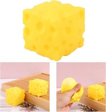 Extra Large Squishy Cheese Block, Stress Relief Squeeze Toy Gifts , Cyber Deal