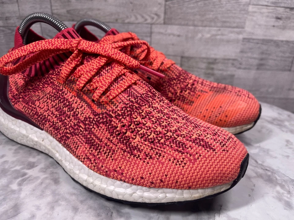 Adidas Tenis Mujeres 9M Ultraboost Sin Enjaular Zapatos para Correr Rojo Primeknit Entrenadores Foto 2 de 4