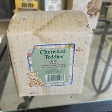 VTG Enesco Cherished Teddies Carrie 141321 The Future Beareth All Things '95