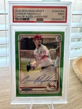 2020 Bowman Draft Carson Ragsdale 1st Auto Green Refractor /99 PSA 9 Phillies 