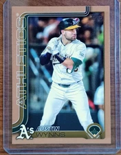 Austin Wynns 2025 Topps Update Series US330 Gold /2025 Athletics