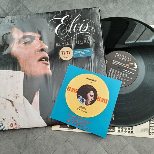 Elvis Presley HE WALKS BESIDE ME AFL1-2772 (USA 1978 ORIGINAL) SHRINK, W/BOOK