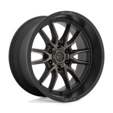 17x9 Fuel D762 Clash Matte Black Double Dark Tint Wheel 6x5.5 -12mm