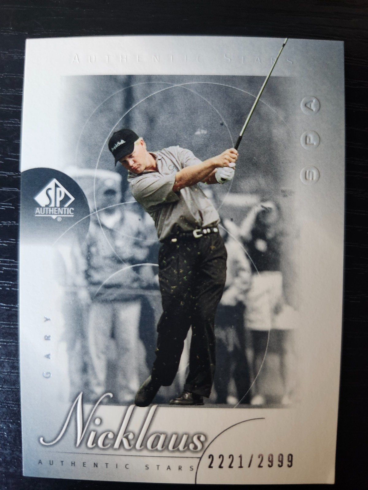 2001 SP Authentic Gary Nicklaus RC /2999 #82