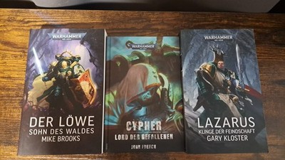 Warhammer Black Library Der Löwe, Cypher, Lazarus Buch Sammlung 