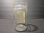 Vintage 1950's Hellmann's Mayonnaise Clear Glass Jar A Full Pint Screw Top — photo 3