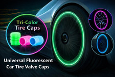 20x Luminous Tire Valve Caps Glow in Dark Car Bike Wheel Air Valve Cover
