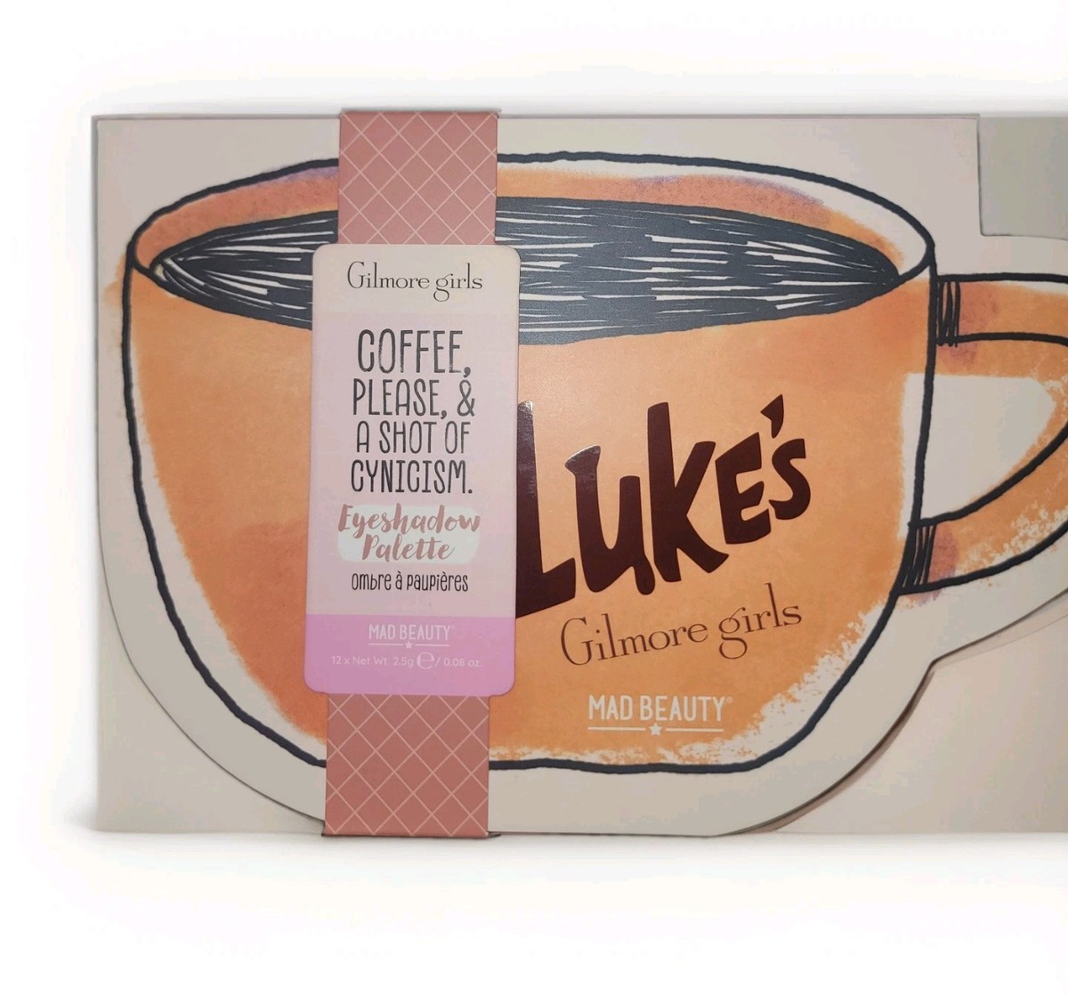 GILMORE GIRLS Coffee Please & A Shot Of Cynicism Eyeshadow Palette NEW Unopened