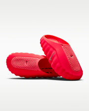 Nike Mind 001 Clog Sandals Bright Red Orange Lightweight Comfort Slip On