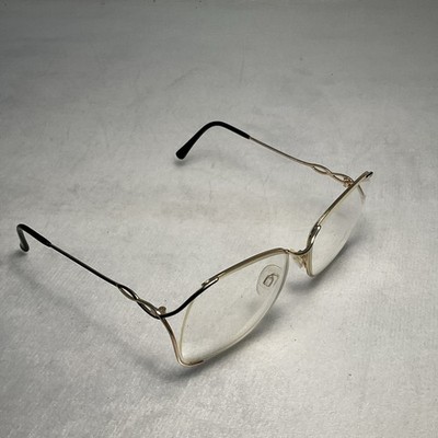 Marchon Mod 7800 Eyeglass frame 135 Black/Gold GEP eyewear glasses