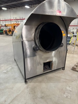 GUMUS Roaster with burner, 500 kilo /hour for sesame ,grains, coffee etc