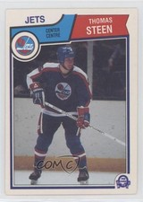 1983-84 O-Pee-Chee Thomas Steen #393 0m8e
