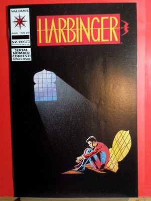 1993 Valiant Comics Harbinger Issue 20 Howard Simpson Cover Artist FREE SHIPPING