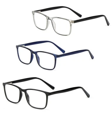 FADS & FASHIONS LIMITED Schlanke Anti Blaulicht Anti Müdigkeit Lesebrille Edelstahl Scharniere DX85ABL