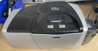 Fargo DTC400 FD 044102 ID Card Printer   For Parts, Headlift Error