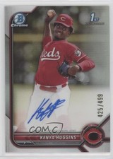 2022 Bowman Draft Chrome Pick Refractor 425/499 Kenya Huggins #CDA-KH Auto 0c2t