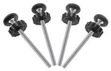 4Pcs Universal Baby Gates Threaded Spindle Rod, M8 8mm Replacement Bolt Part f