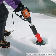 19in ice Drill Auger Nylon Ice Fishing Auger Replacement Part Ice Fishing Auger