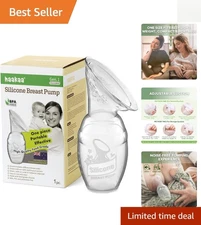 Compact & Portable 4oz Manual Breast Pump, Ideal for Nursing Moms Anywhere