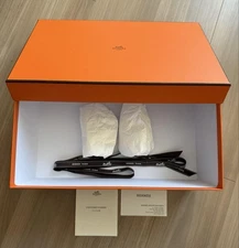 Empty Hermes shoe box, shoe box