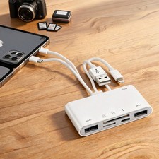 Multifunctional 5in1 Memory Card Reader USB 3.0OTG Adapter SD Card Reader iPhone