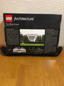 LEGO ARCHITECTURE THE WHITE HOUSE 21006 100% Complete - with BOX & MANUAL