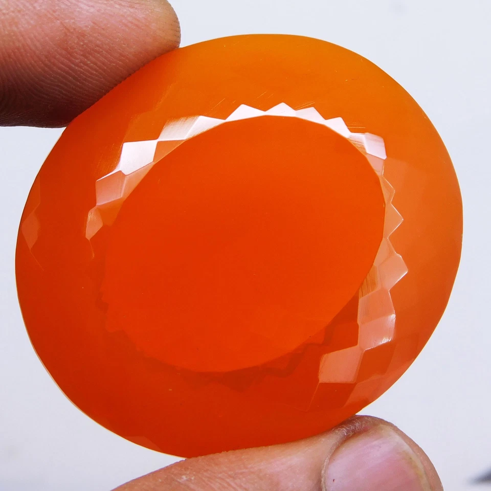 304.65 Ct Natural Orange Opal Round Cut Certified Stunning Loose Gemstone - Image 3 of 4