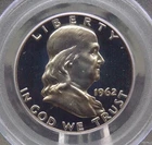 1962 Proof *FRANKLIN* Silver Half Dollar 50c PCGS PR68 #461 ECC&C, Inc.
