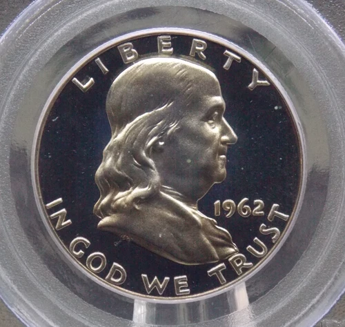 1962 Proof *FRANKLIN* Silver Half Dollar 50c PCGS PR68 #461 ECC&C, Inc.