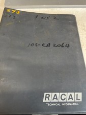 RACAL 409 AM/FM MODULATION METER MANUAL