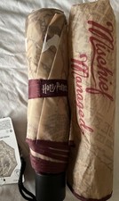 2017 Harry Potter Marauders Map Mischief Managed Reactive Umbrella Bioworld New