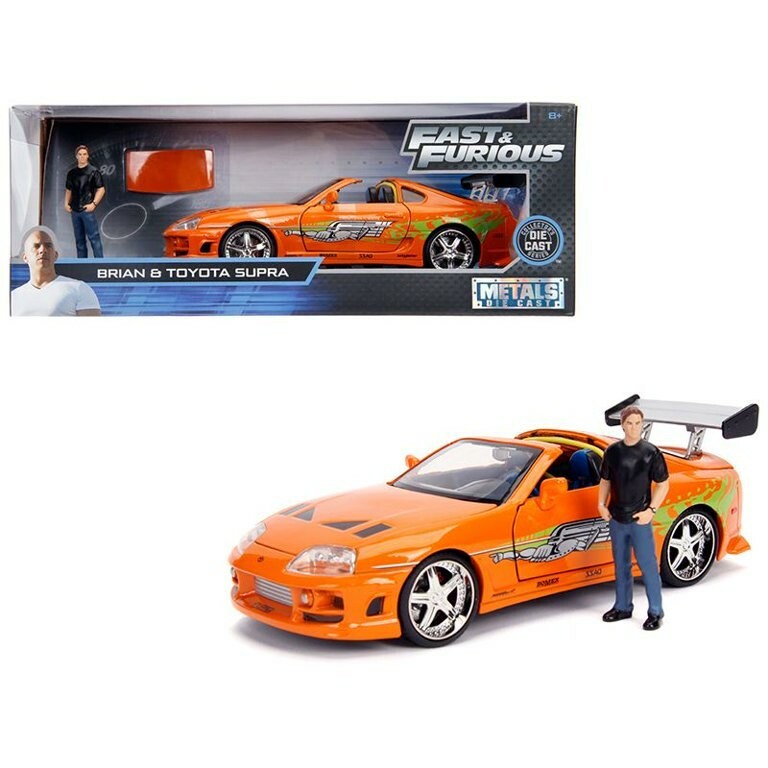 30738 JADA TOYS FAST AND FURIOUS BRIAN'S 1995 TOYOTA SUPRA.Brian