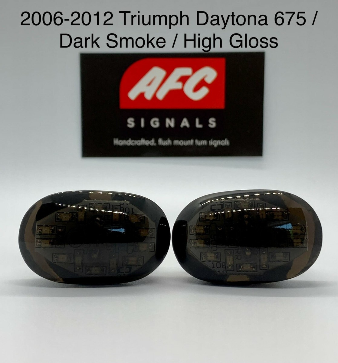 Triumph Daytona 675 / 660 / 765 turn signals flush mount