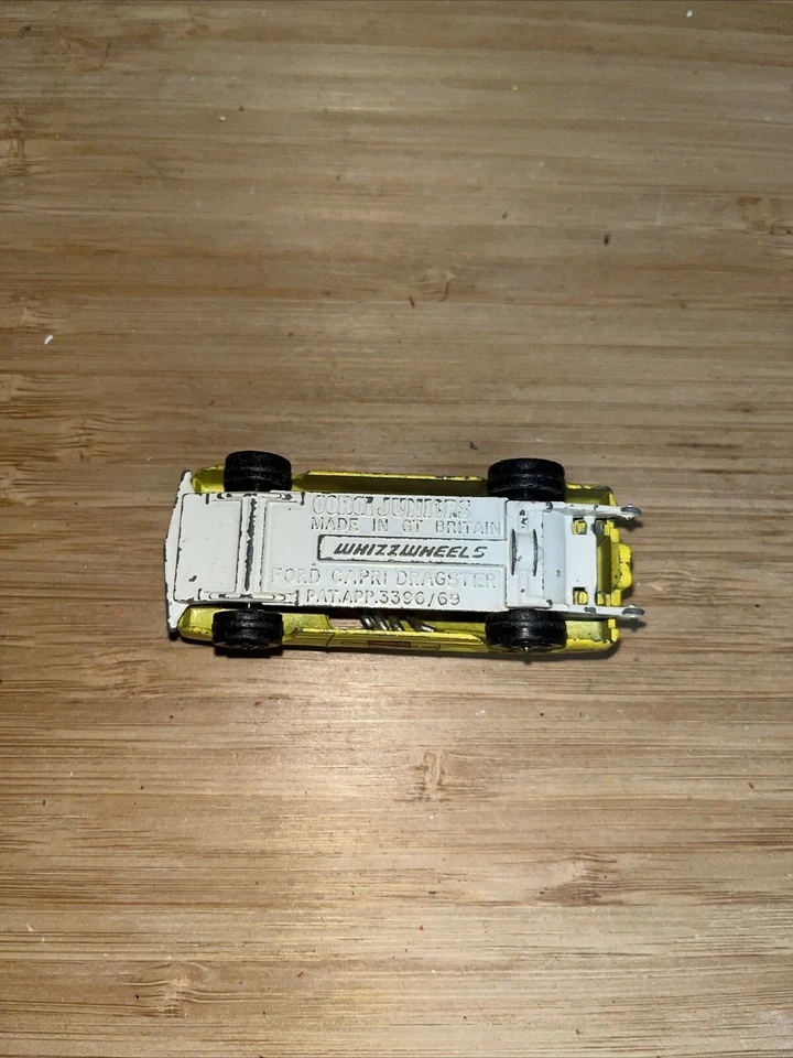 Carro modelo fundido CORGI TOYS JUNIORS vintage Whizzwheels Ford Capri Dragster B9. - Imagem 4 de 4