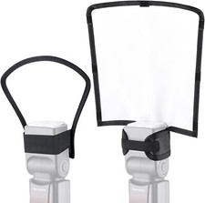 2 Pcs Speedlite Diffusing Panel Soft Light Reflector Flash Softbox Diffuser Kit