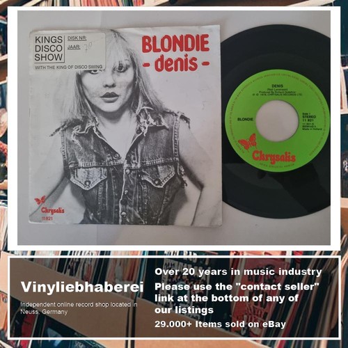 Blondie - Denis/ In The Flesh 7'' Vinyl Holland - Picture 4 of 5