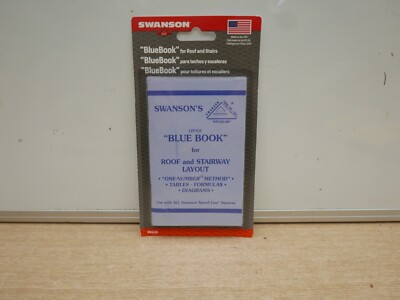 SWANSON P0110 BLUE BOOK SPEED SQUARE ANLEITUNG FÜR DÄCHER & TREPPEN