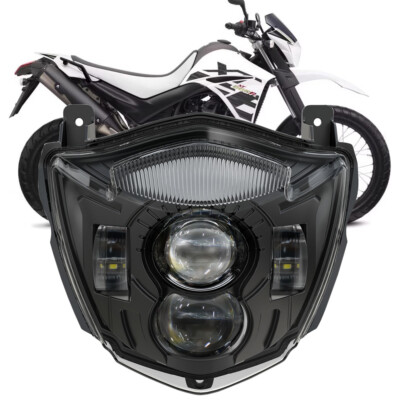 yama For Yamaha XT660X 2004-2006 XT660R 2004-2016 LED Headlight