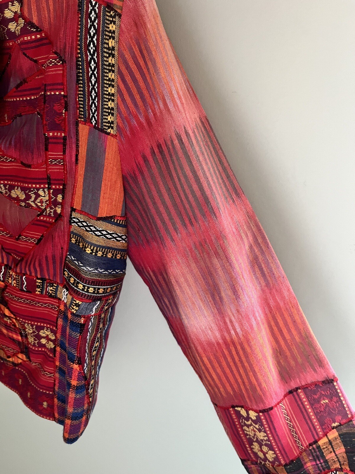 Sandy Starkman Patchwork Embroidered Tapestry Jac… - image 7