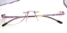 Silhouette SPX 1523 10 6055 Clear/Pink 51-19-140 Rimless Eyeglass Frames Austria