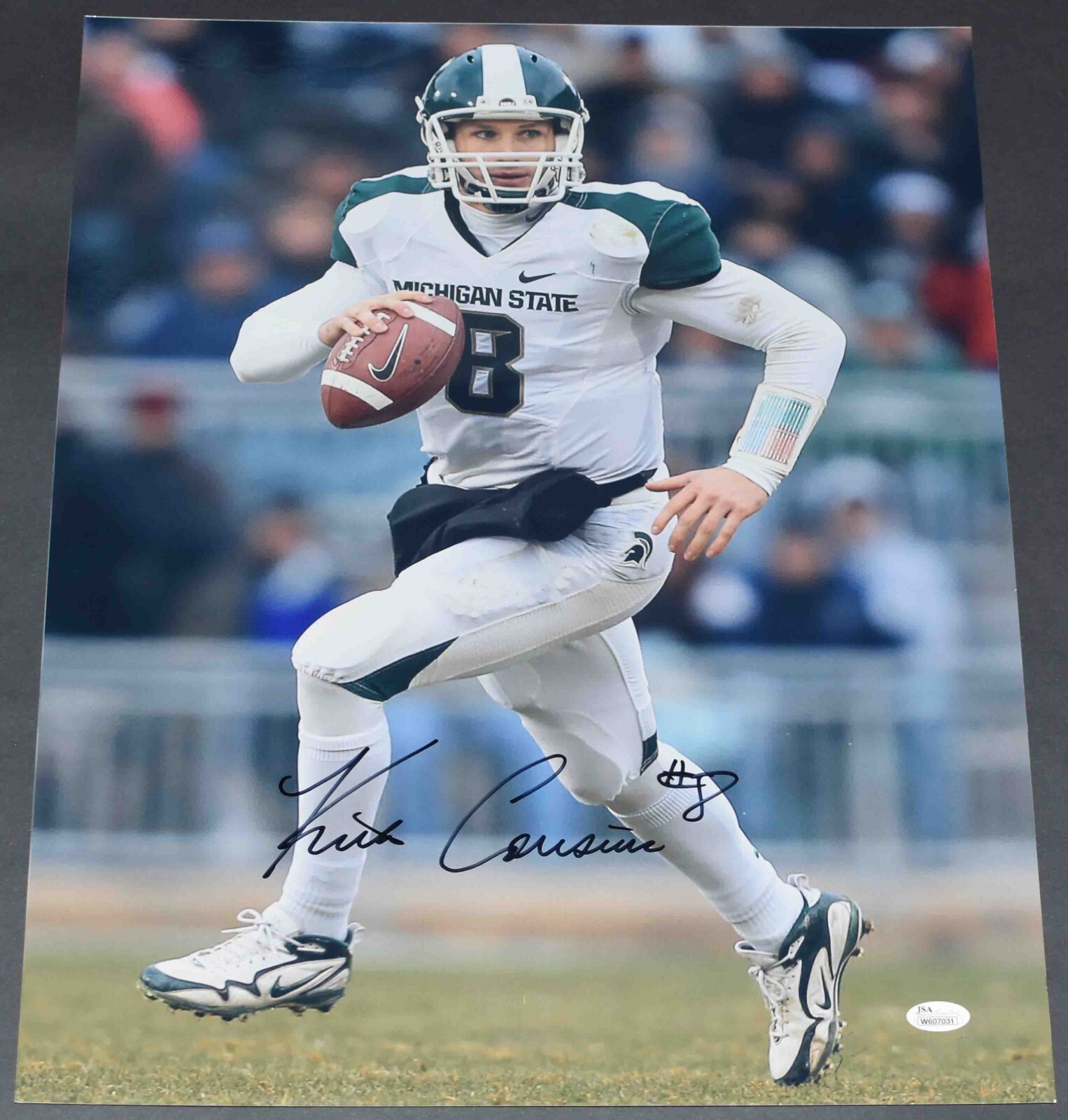 Kirk Cousins Autographed Signed Michigan State Spartans 16x20 PHOTO JSA 