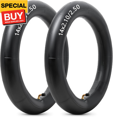 Heavy Duty 14x2.10/2.50 Thicker 40% Inner Tube, 14 Inch Bike Tube with CR202 Ben
